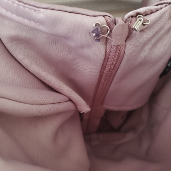 Beautiful lavender/purple strapless dress size 3/4 - Picture 4 of 5